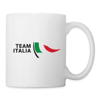 Team Italia - Tasse - Weiß - Rechts