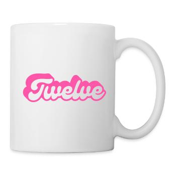 Twelve Birthday - 12th Birthday Retro Pink - Mug - white - Right