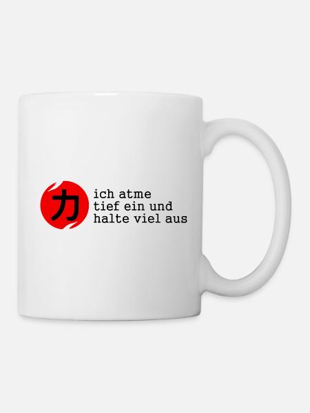 Stärke - Mentalshirt - Tasse - Weiß
