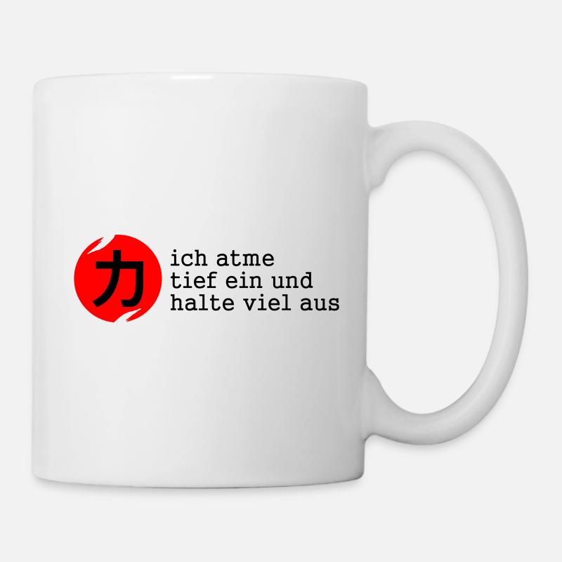 Stärke - Mentalshirt - Tasse - Weiß