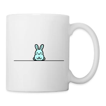 Hase Ostern Symbol - Tasse - Weiß - Rechts