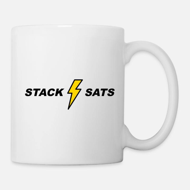 Stack Sats - Tasse - Weiß