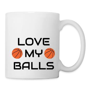Basketball - Tasse - Weiß - Rechts