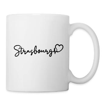 Strasbourg Heartbeat France City of Strasbourg - Mug - white - Right