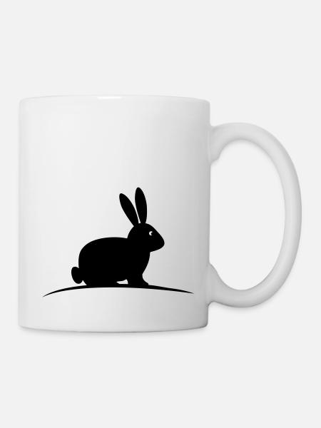 hase - Tasse - Weiß