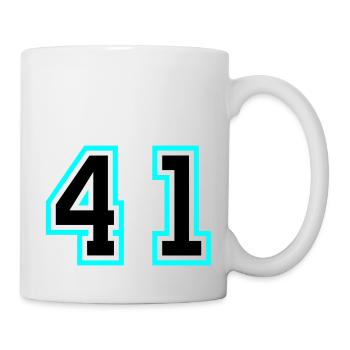 Symbole de 41 chiffres - Mug blanc - blanc - Droite