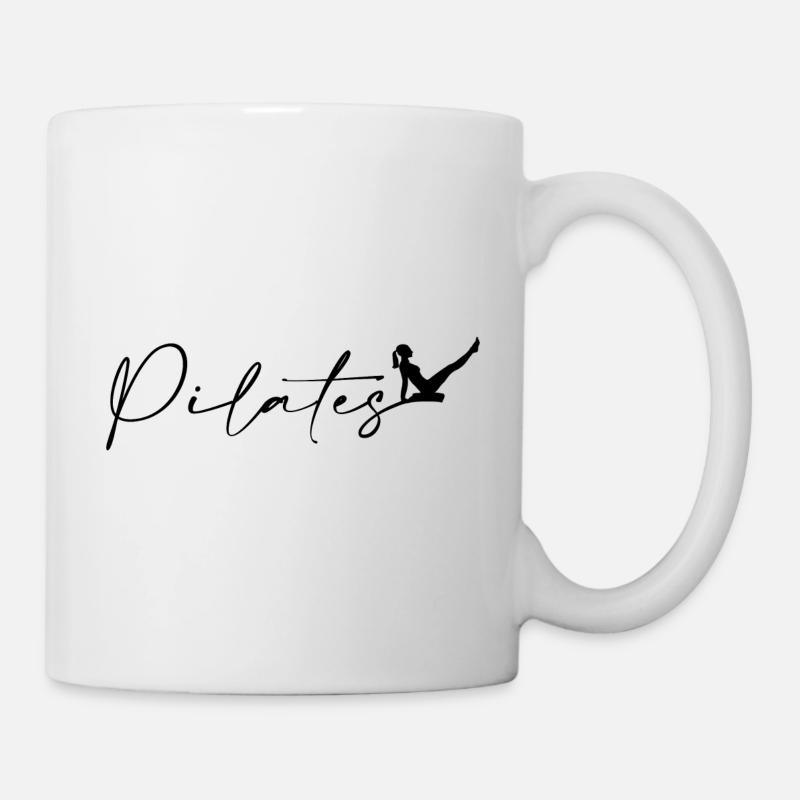 Pilates - Tasse - Weiß