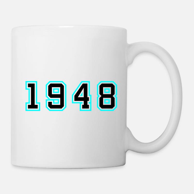 1948 Jahr Geburtstag - Tasse - Weiß