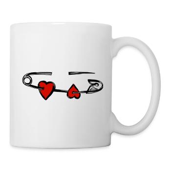 Love Herz - Tasse - Weiß - Rechts