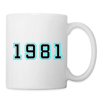 1981 Year Birthday - Mug - white - Right