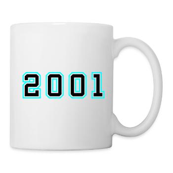 2001 Year Birthday - Mug - white - Right