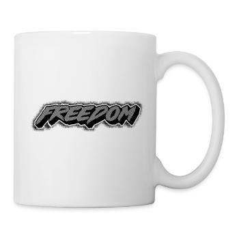 Freedom - Tasse - Weiß - Rechts