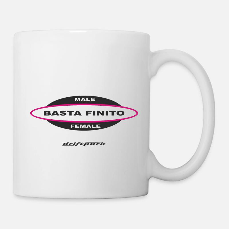 Driftpark - Basta Finito / pink - Mug - white