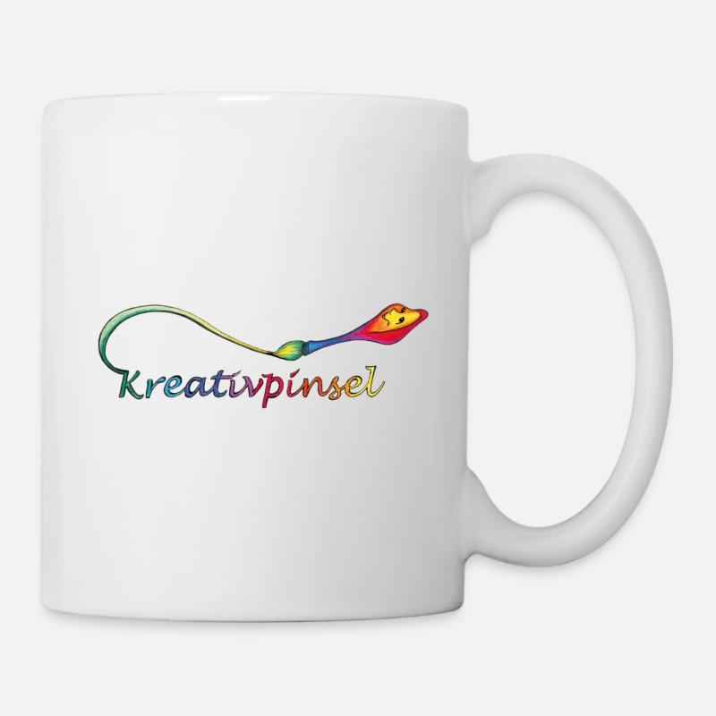 Logo de la maison d’édition Creative Brush - Mug blanc - blanc