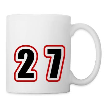 27 Number College - Mug - white - Right