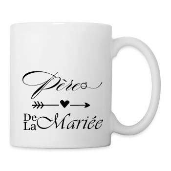 Vater der Braut - Tasse - Weiß - Rechts