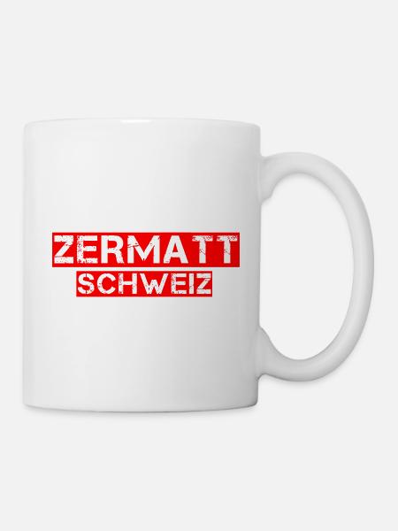 Zermatt - Tasse - Weiß