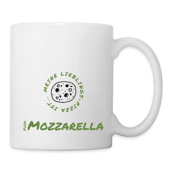Pizza Mozzarella: Die Käsesensation für Genießer - Tasse - Weiß - Rechts