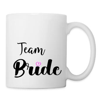 Mariée d’équipe - Mug blanc - blanc - Droite