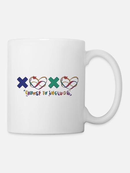 Infinity Heart Autismus-Bewusstsein Entscheiden Sie sich für - Tasse - Weiß