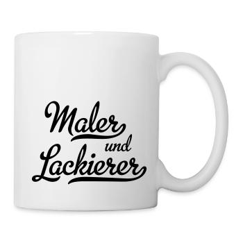 Painters and varnishers - Mug - white - Right
