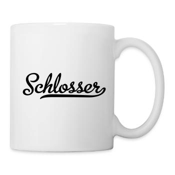 Schlosser - Tasse - Weiß - Rechts