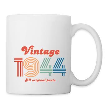 Vintage 1944 all original parts - Mug blanc - blanc - Droite