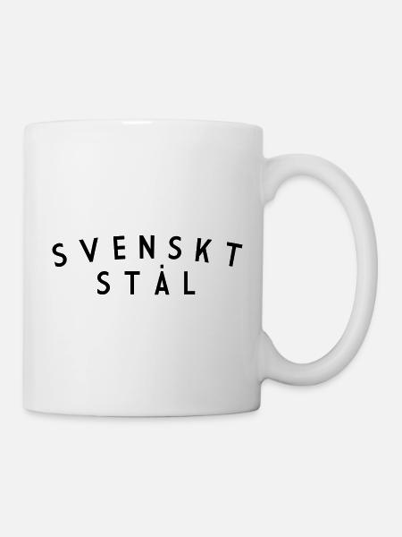 Schwedischer Stahl - Tasse - Weiß