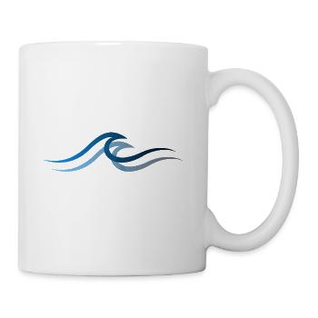 Vague vague Surf Eau Rat Surfer - Mug blanc - blanc - Droite