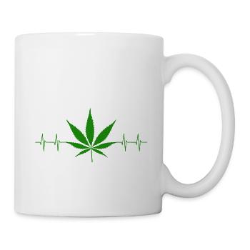 Kiffen Weed Ganja - Tasse - Weiß - Rechts