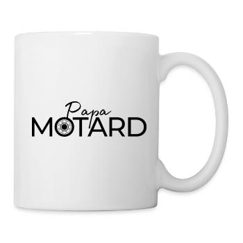 Papa motard - Mug blanc - blanc - Droite