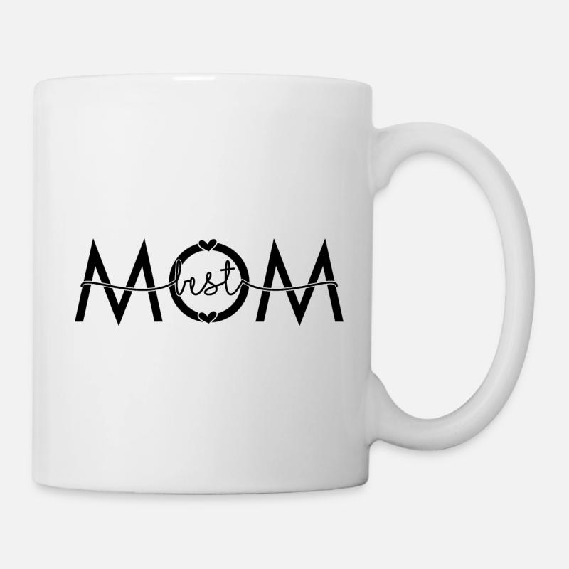 Meilleure maman noire - Mug blanc - blanc