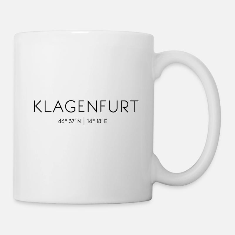 Klagenfurt, Carinthie, Autriche - Mug blanc - blanc