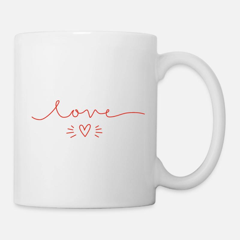 Love - Tasse - Weiß