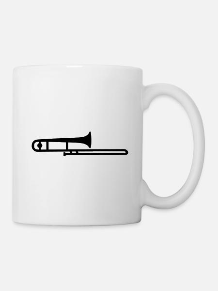 trombone. - Tasse - Weiß