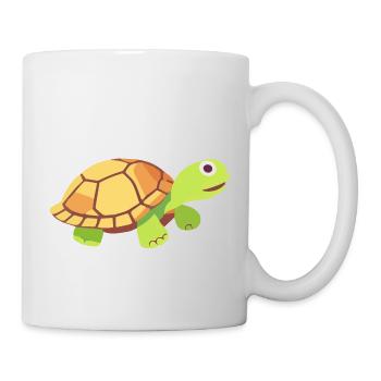 turtle small cute baby - Mug - white - Right