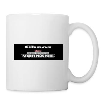 Chaos - Tasse - Weiß - Rechts