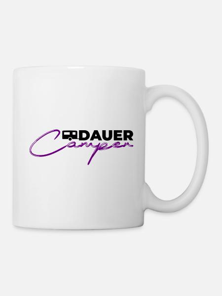Dauercamper - Tasse - Weiß