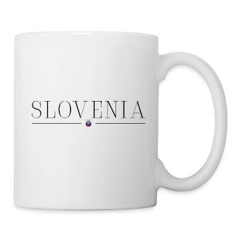 Slowenien Stil Design T-Shirt - Tasse - Weiß - Rechts