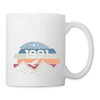 Original 1991 Jahrgang 1991 Geburtstag 1991 - Tasse - Weiß - Rechts