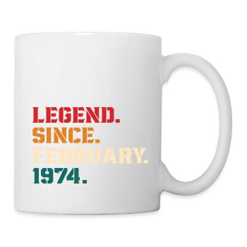 Legend Since February 1974 - Mug - white - Right