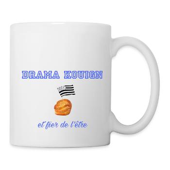 Fier d être un drama kouign Blue - Mug blanc - blanc - Droite