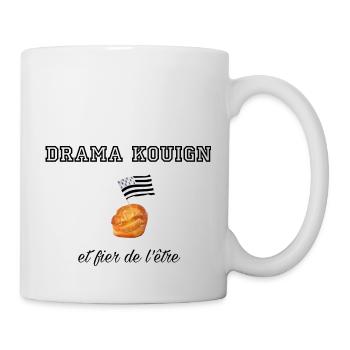 Fier d être un drama kouign Blk - Mug blanc - blanc - Droite