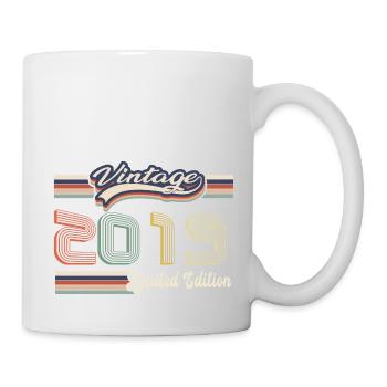 Original 2019 Vintage edition Retro Birthday - Mug blanc - blanc - Droite