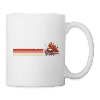 Capybara Vintage - Don't be Worry, Be Capy - Mug - white - Right