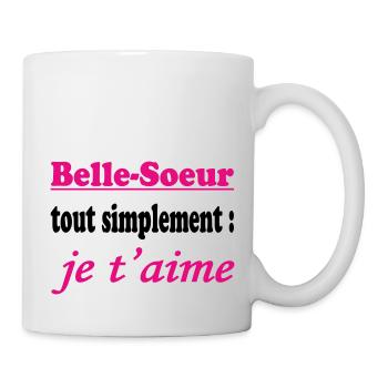 Schwägerin, ich liebe dich einfach - Tasse - Weiß - Rechts