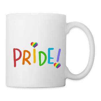 LGBT-Stolz - Tasse - Weiß - Rechts