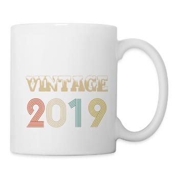 2019 Vintage Vintage Birthday Retro - Original - Mug blanc - blanc - Droite