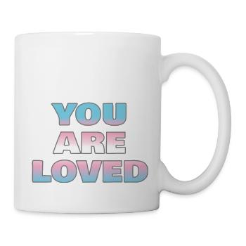 Du wirst geliebt - Tasse - Weiß - Rechts