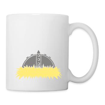 Viking helmet - Mug - white - Right